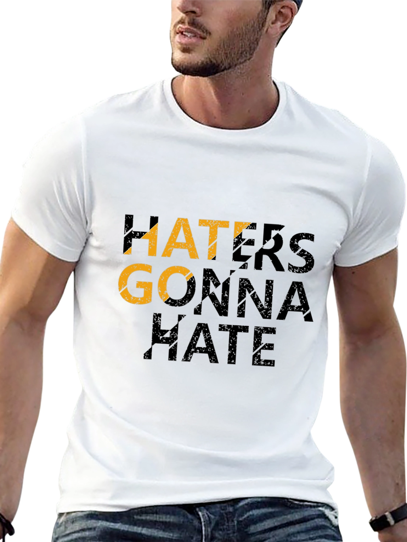 Haters Gonna Hate Black Graphic Tee