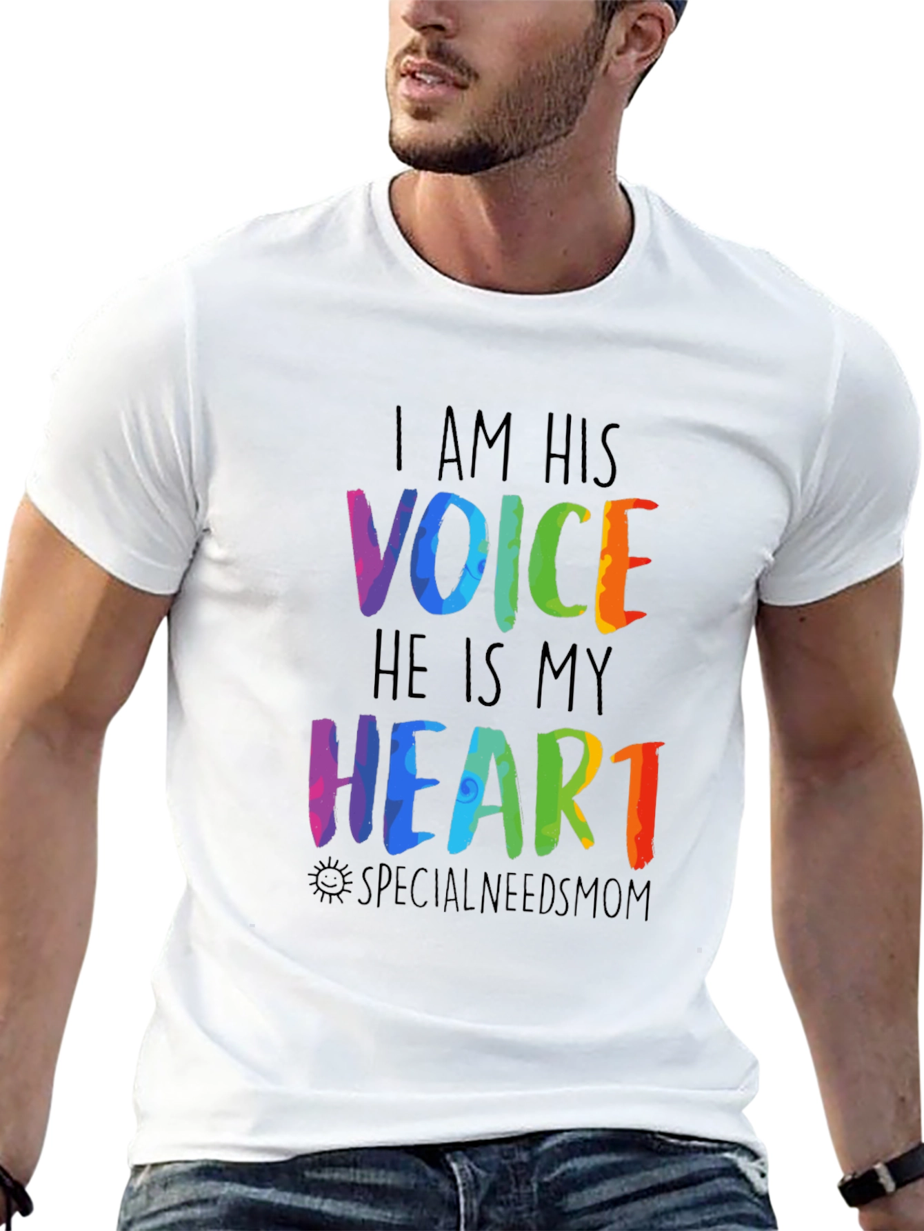 I Am His Voice Special Needs Mom T-Shirt