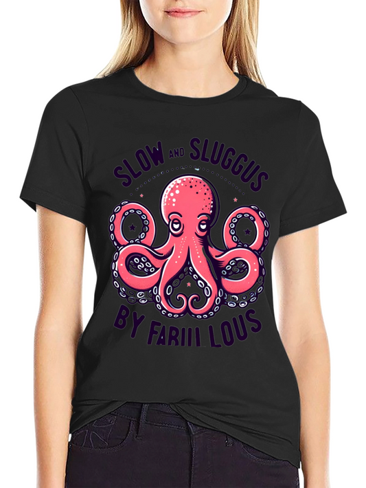 Slow & Sluggus Octopus Graphic T-Shirt