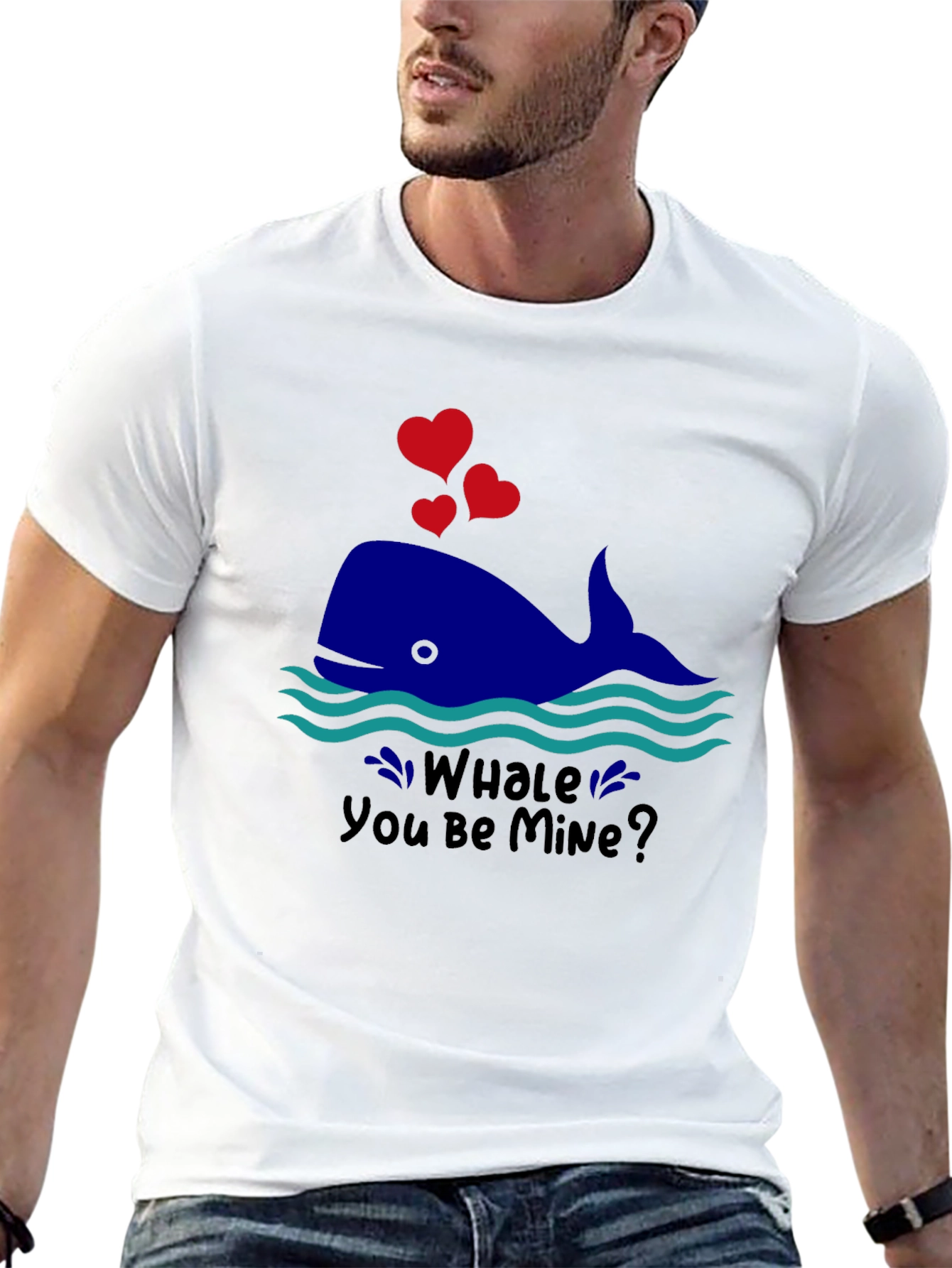 Whale You Be Mine Valentines T-Shirt