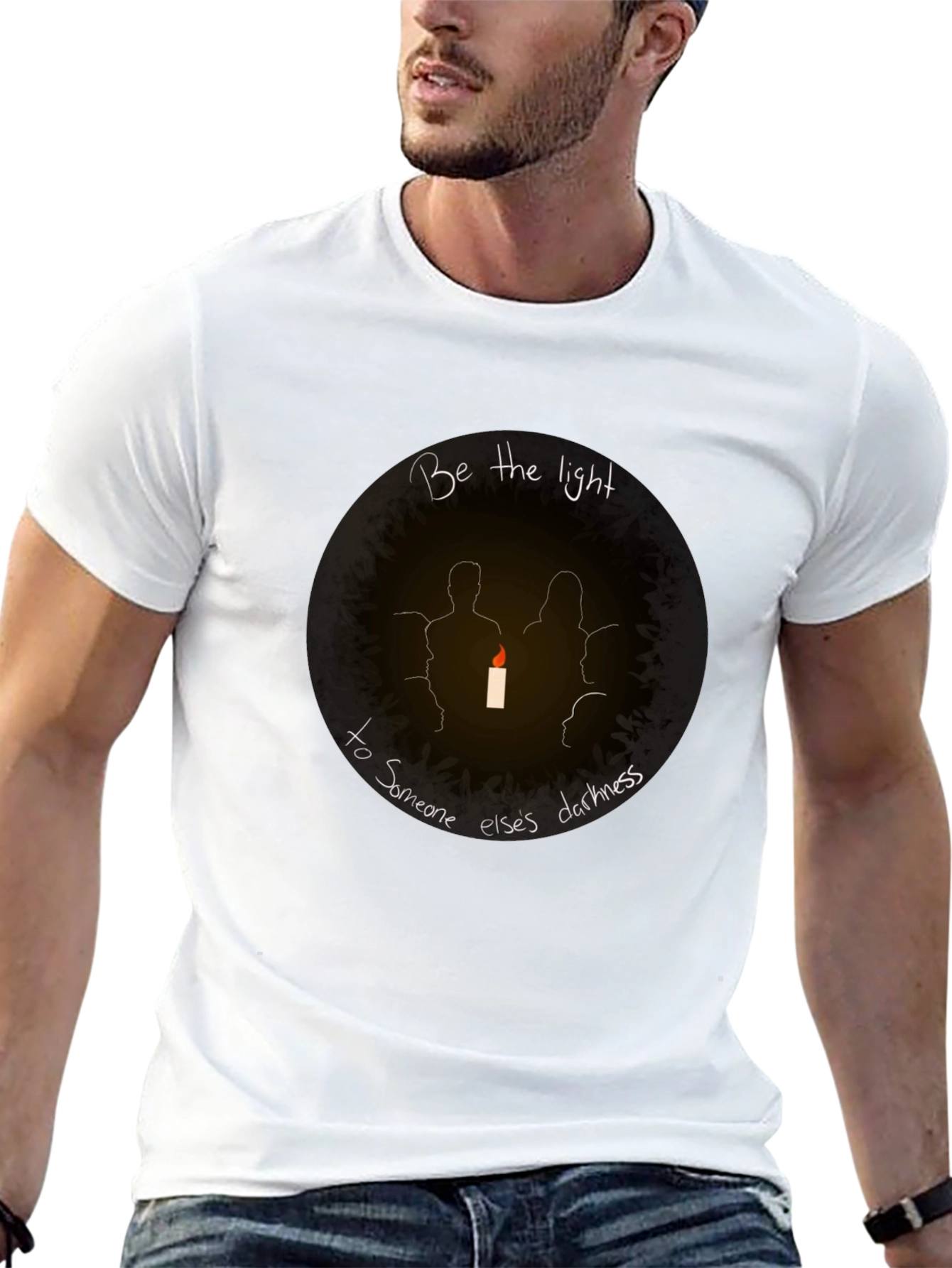 Be The Light Graphic T-Shirt - Inspiring Design