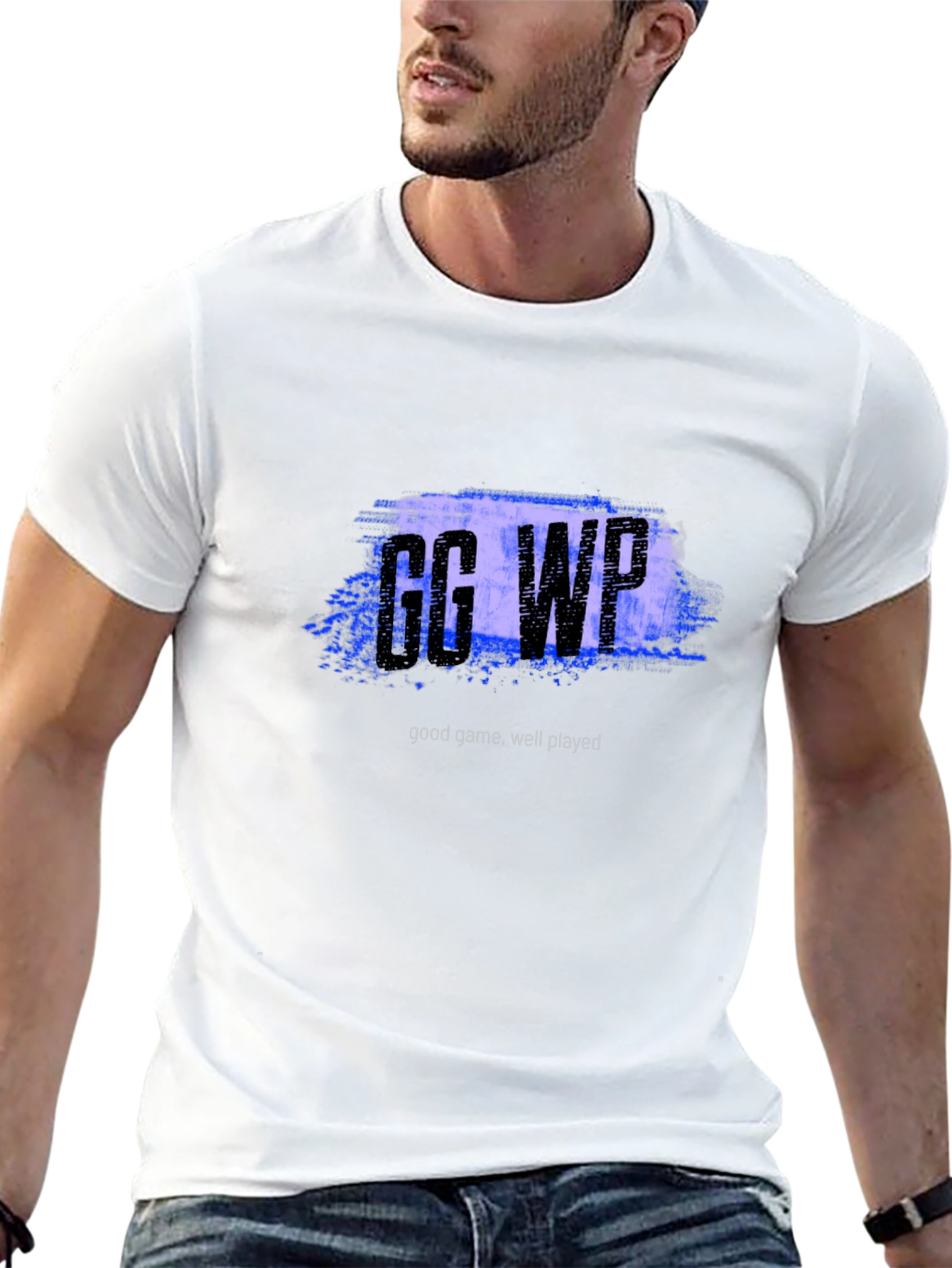 GG WP Black T-Shirt - Good Game Well Played