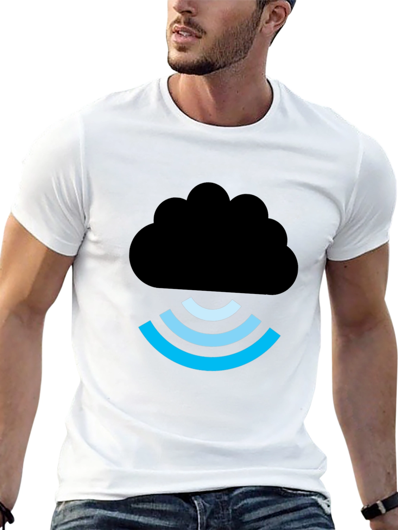 Cloud Signal Graphic T-Shirt