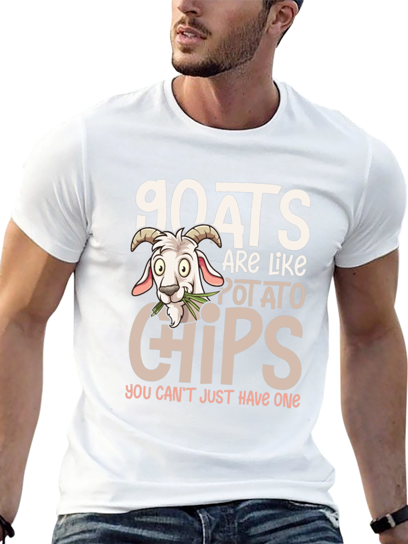 Goats are Like Potato Chips T-Shirt