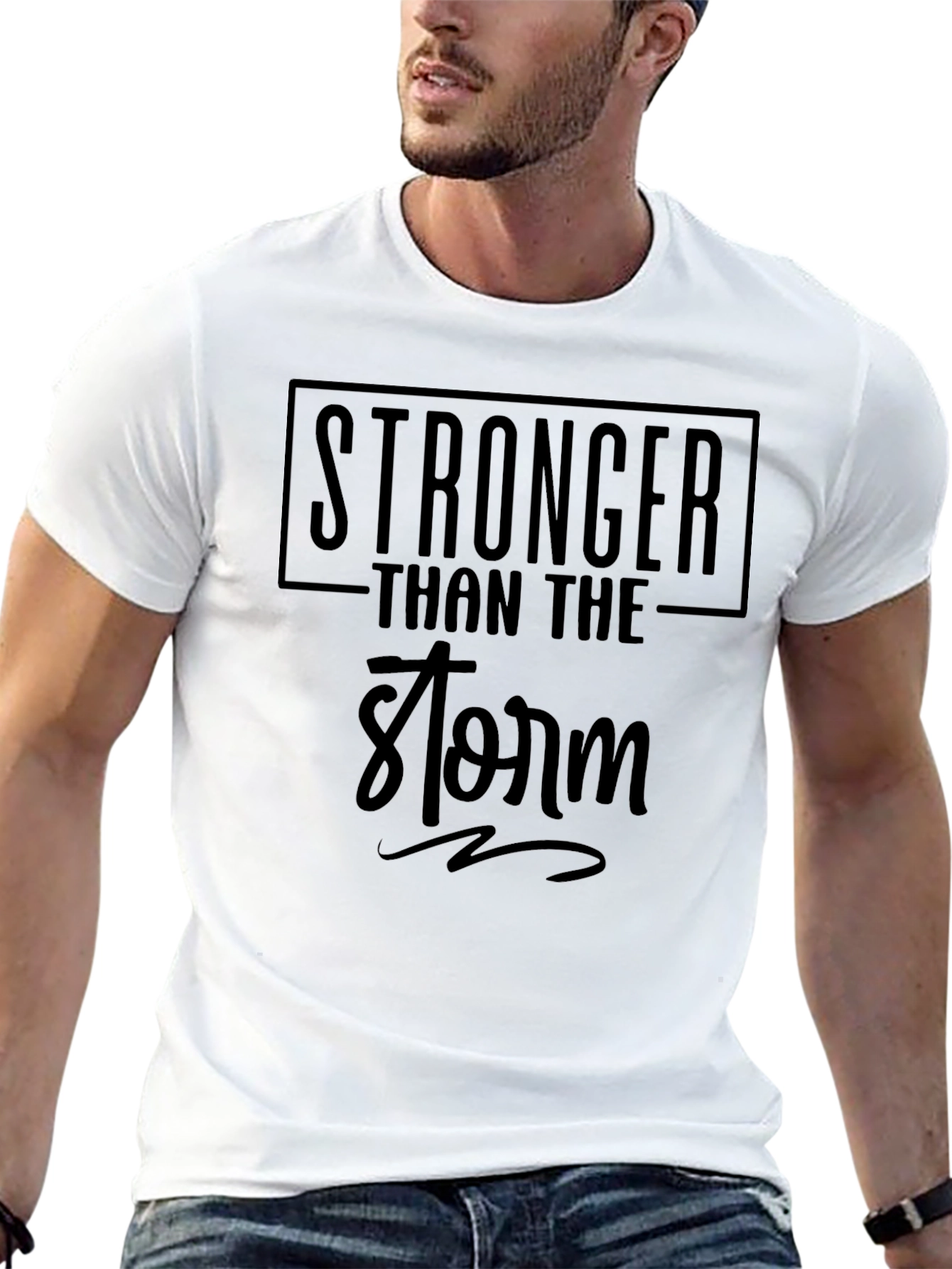 Stronger Than The Storm Graphic T-Shirt