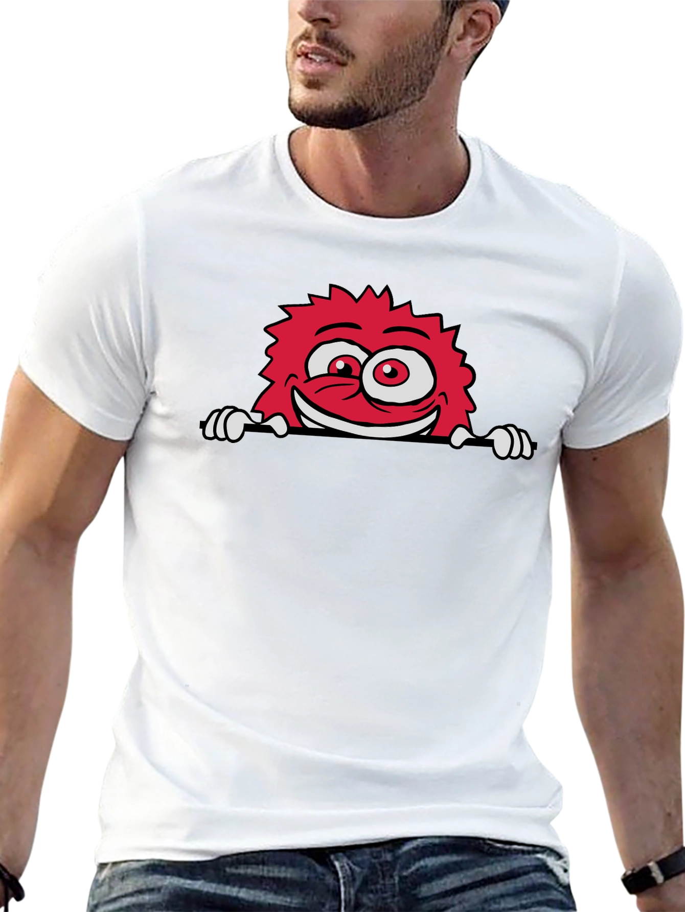 Monster Graphic Tee - Mens Black T-Shirt