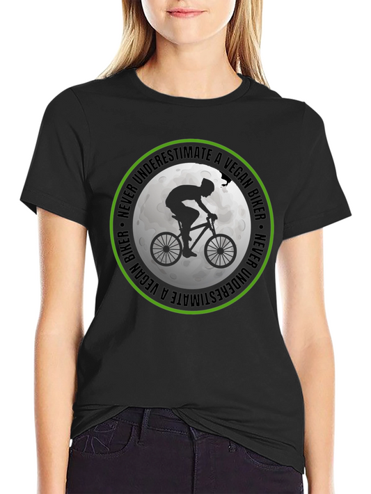 Vegan Biker T-Shirt: Never Underestimate!