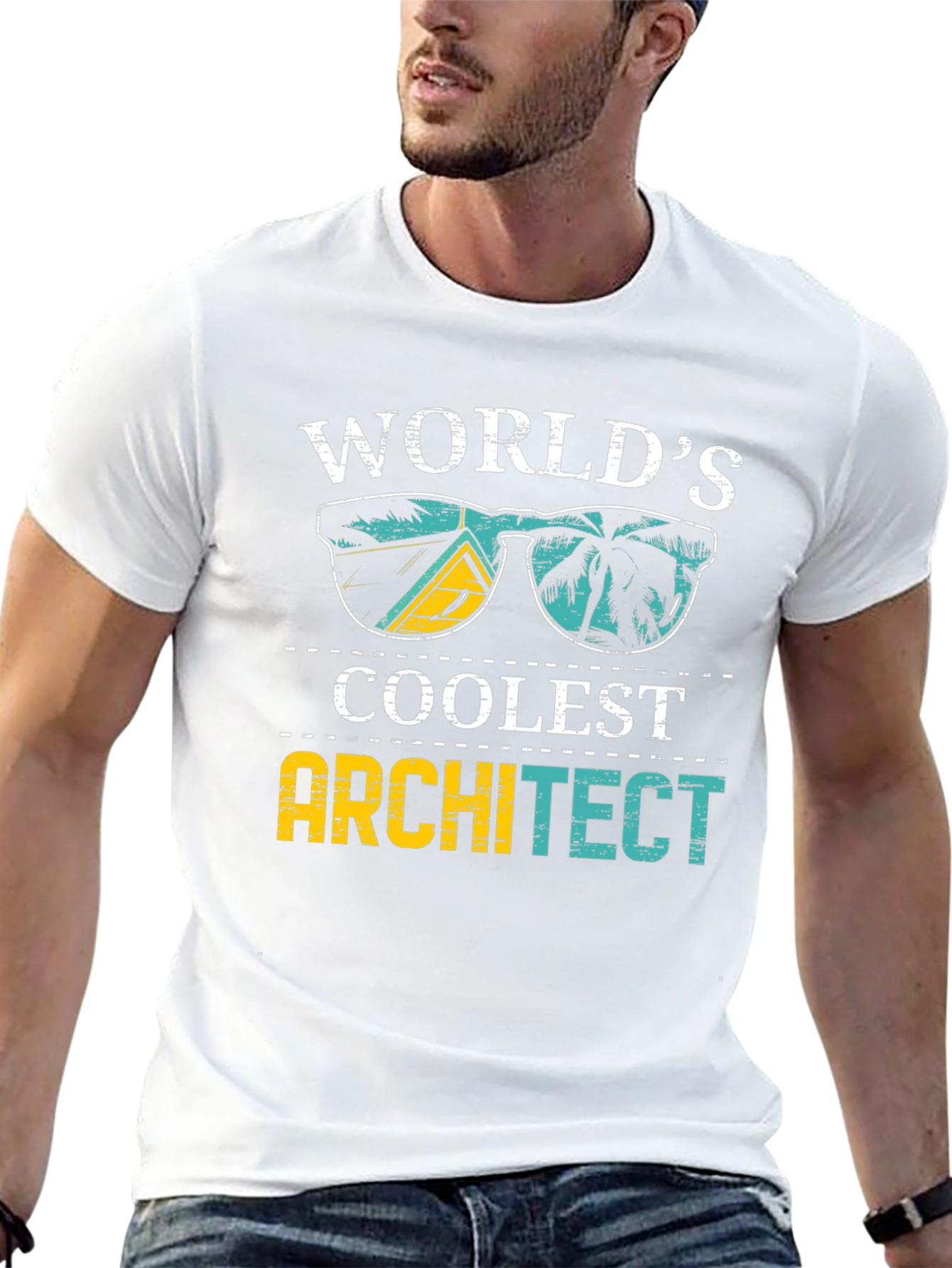 Worlds Coolest Architect Graphic T-Shirt