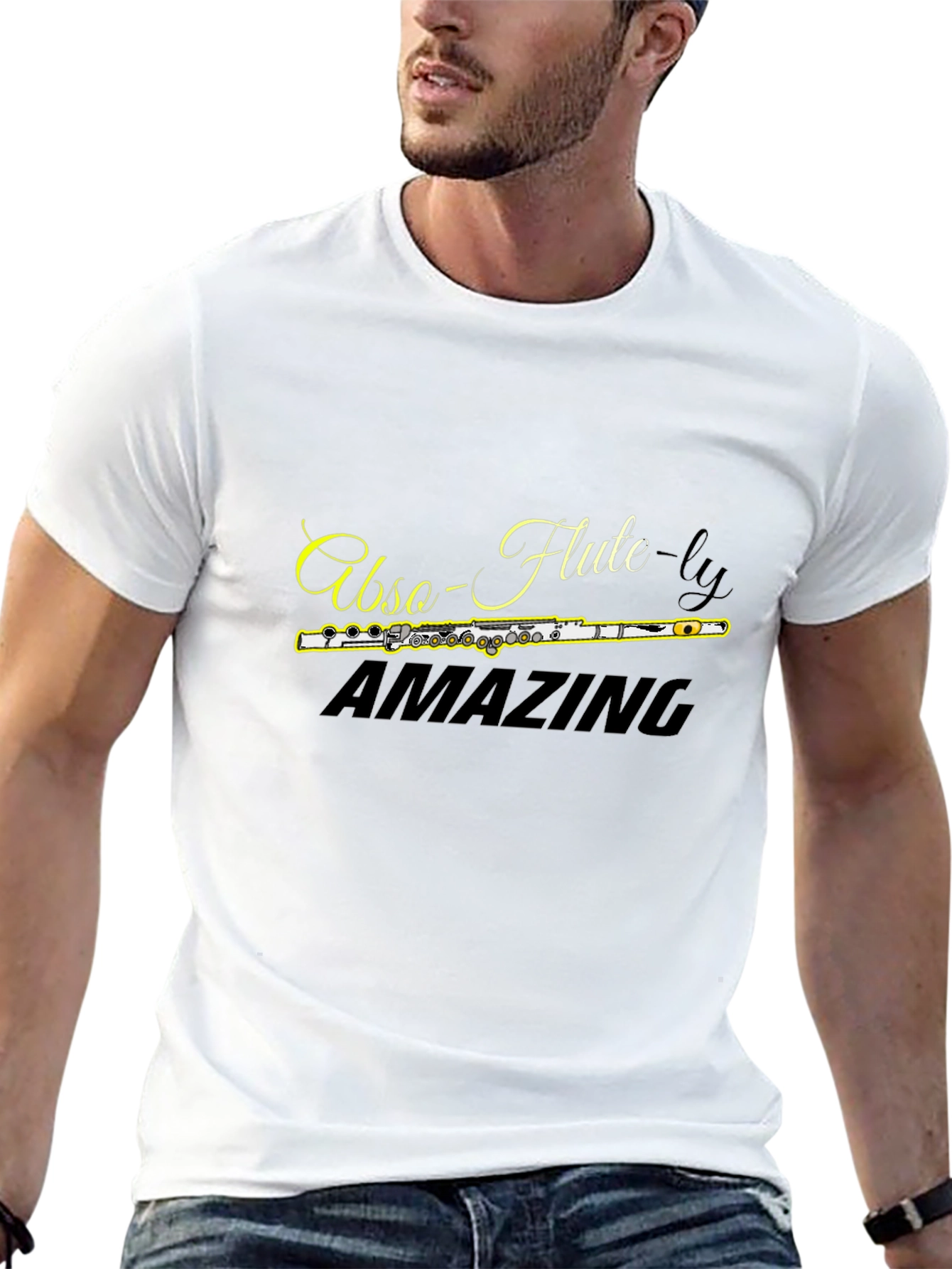 Abso-Flute-ly Amazing Black T-Shirt