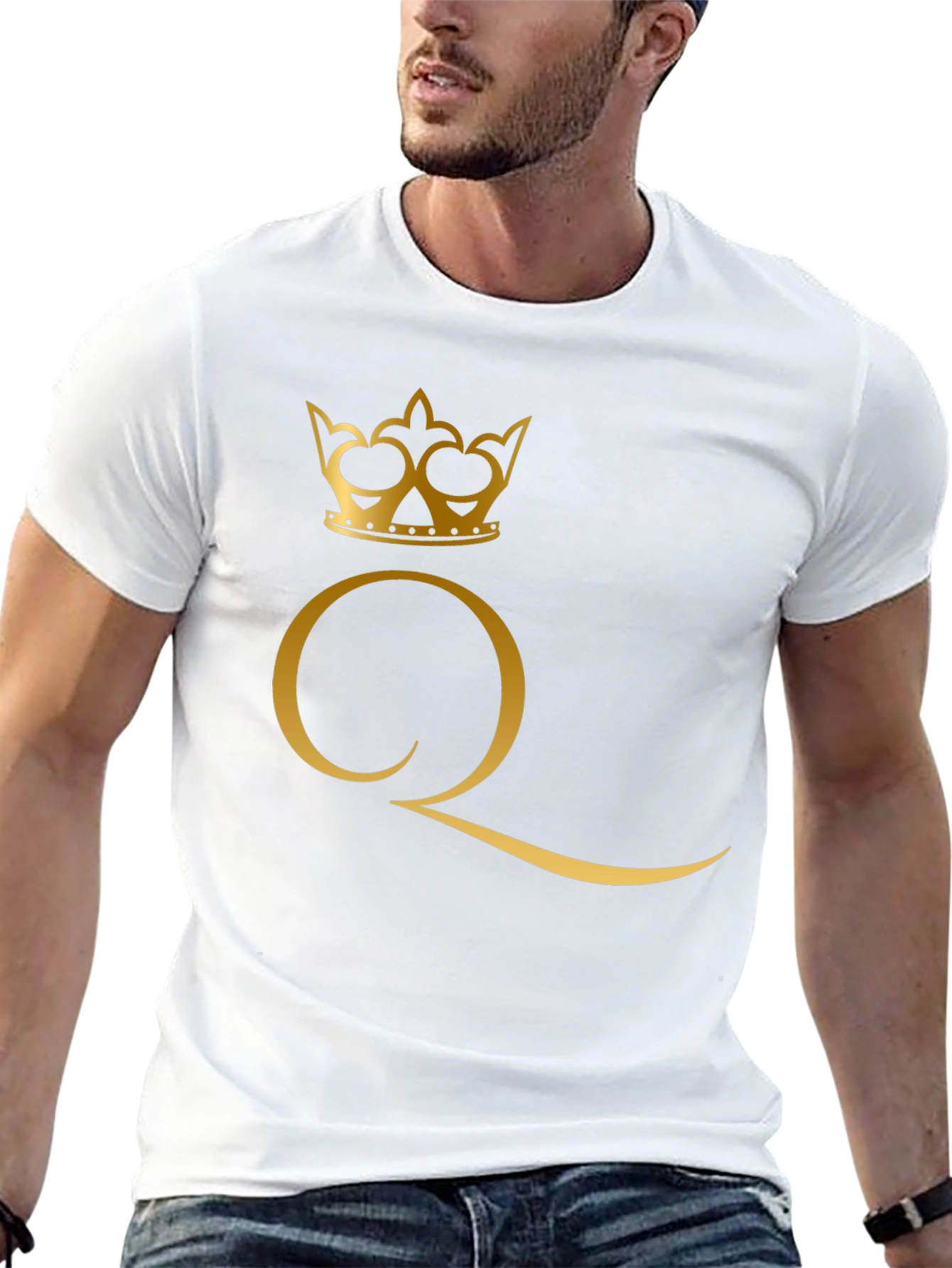 Queen Crown Graphic Black T-Shirt