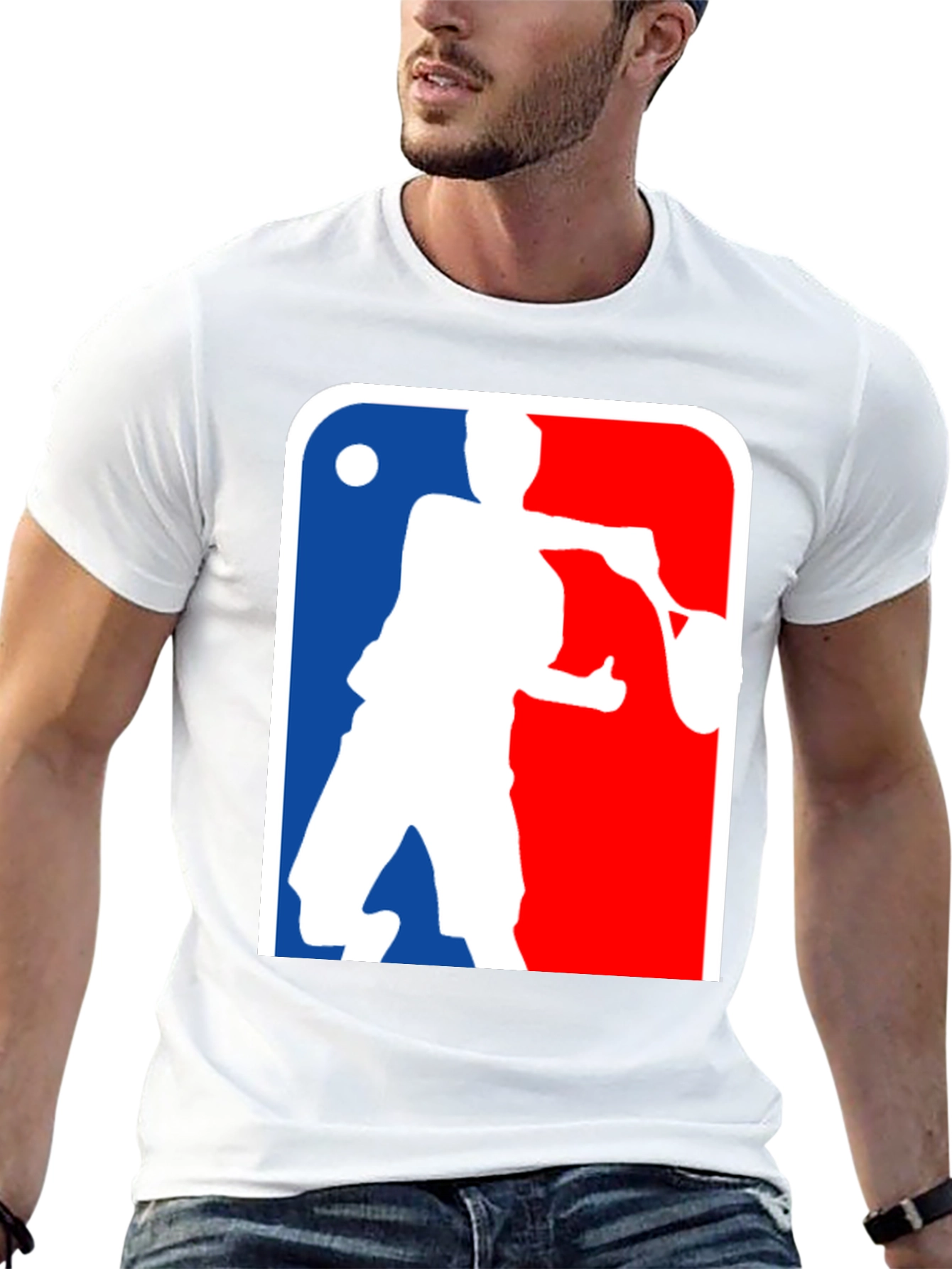 Tennis Player Graphic T-Shirt