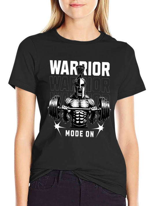 Warrior Mode On T-Shirt - Fitness Apparel