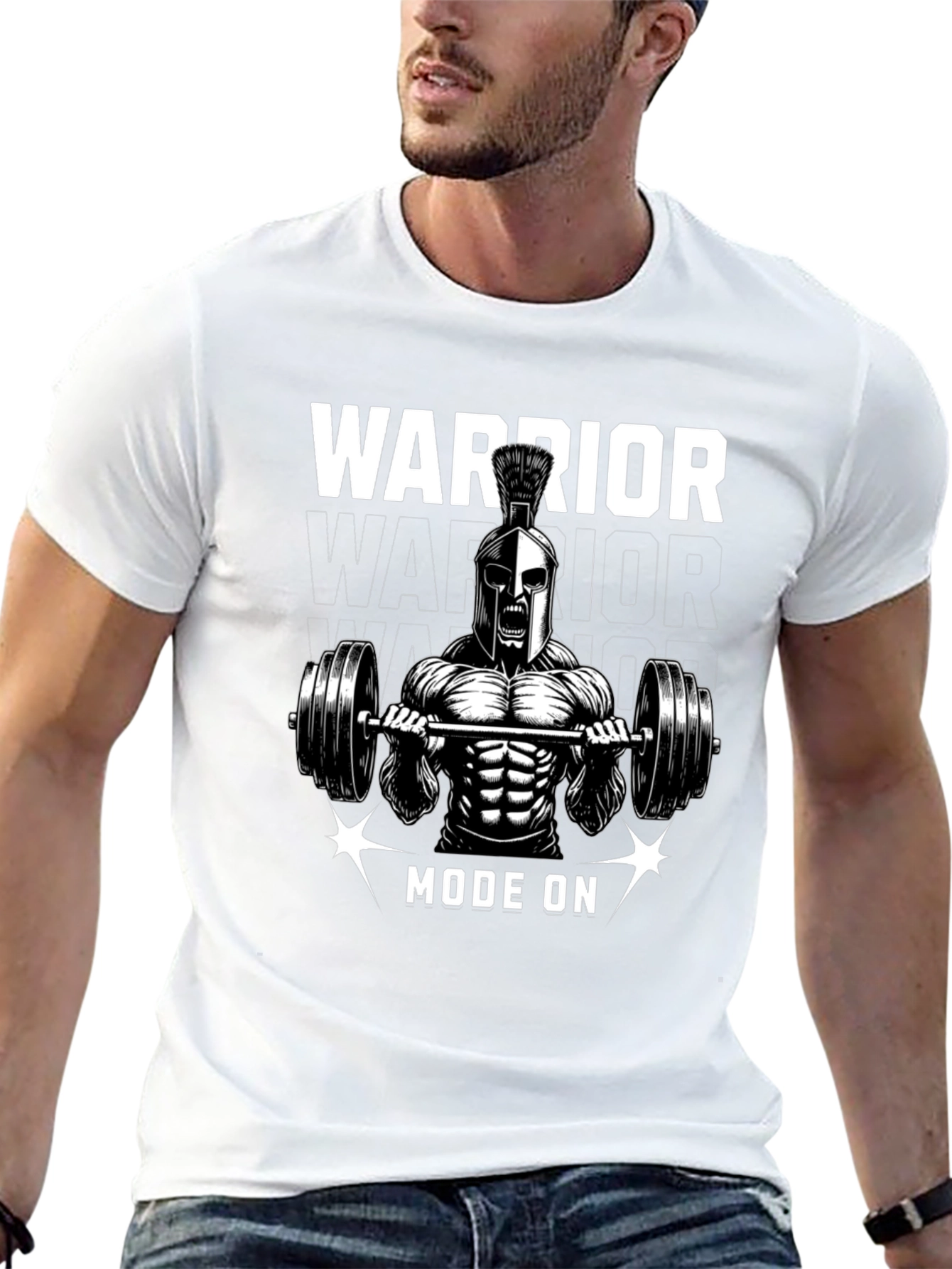 Warrior Mode On T-Shirt - Fitness Apparel