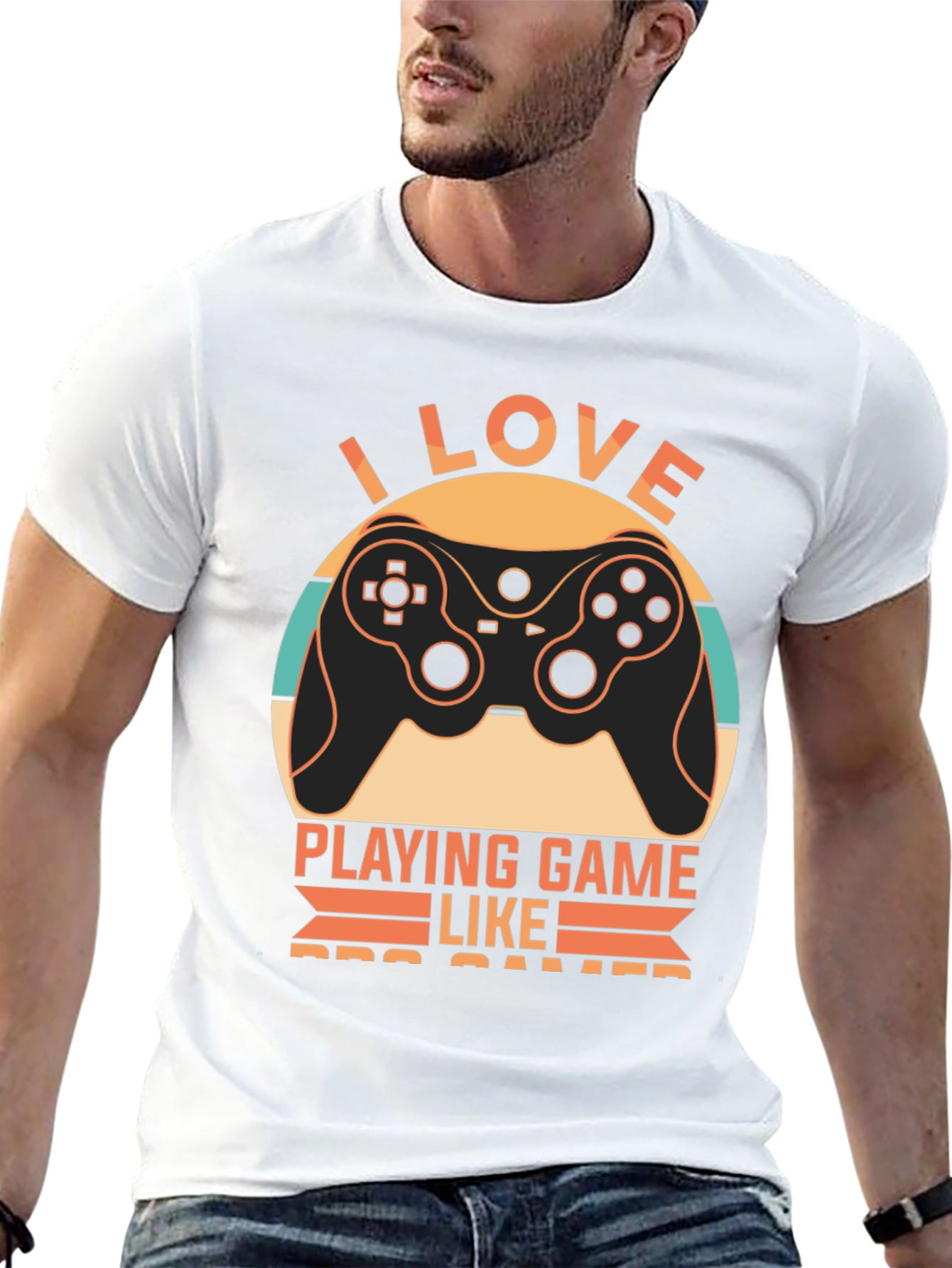 I Love Playing Game Like Pro Gamer T-Shirt
