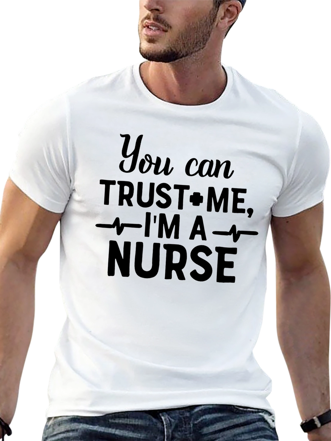 Trust Me Im A Nurse Black T-Shirt