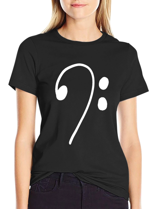 Bass Clef T-Shirt - Music Lover Tee