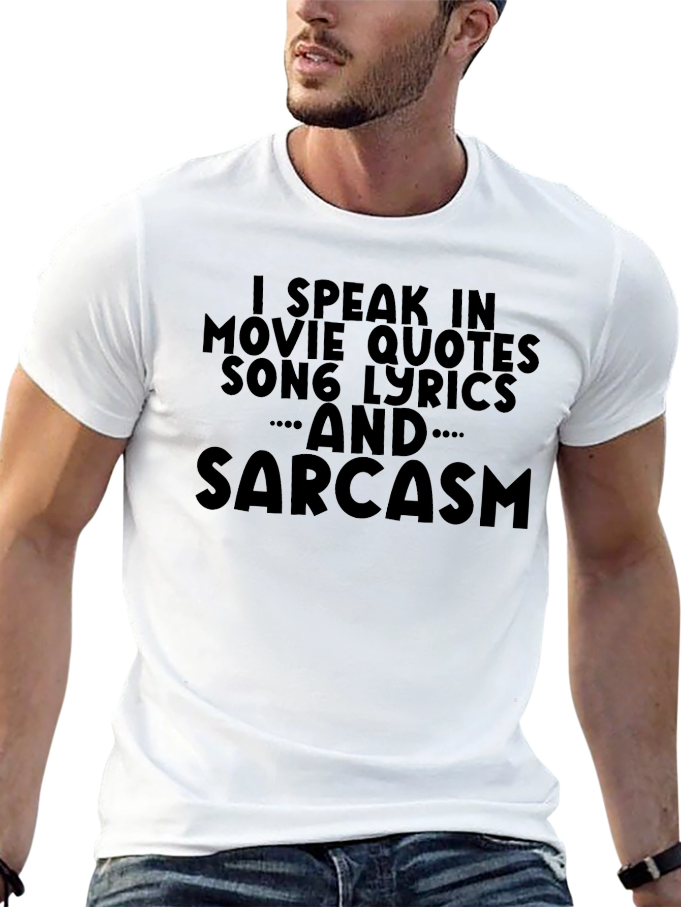 Movie Quotes Song Lyrics & Sarcasm Graphic T-Shirt