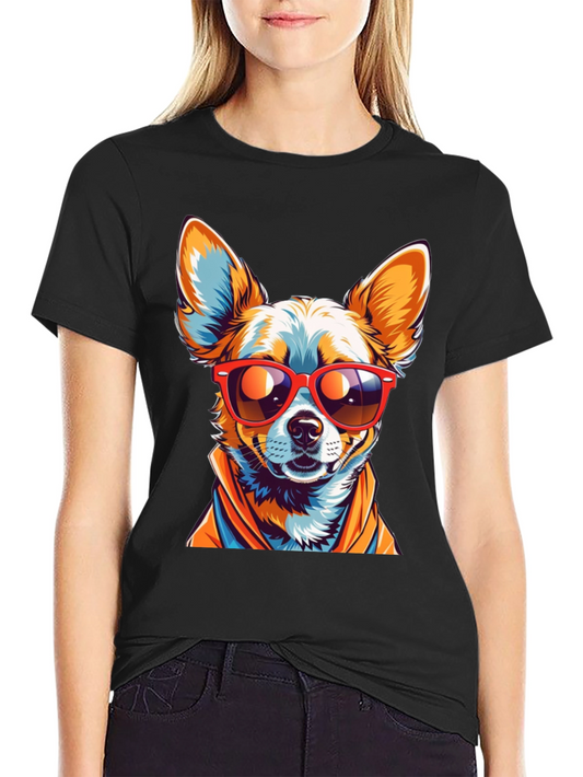 Cool Chihuahua Graphic T-Shirt