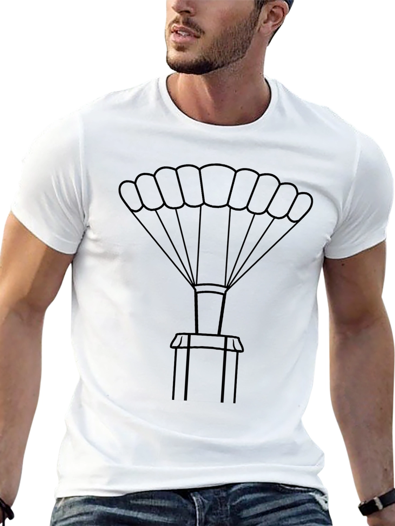 Parachute Graphic Tee - Skydiving Inspired Apparel