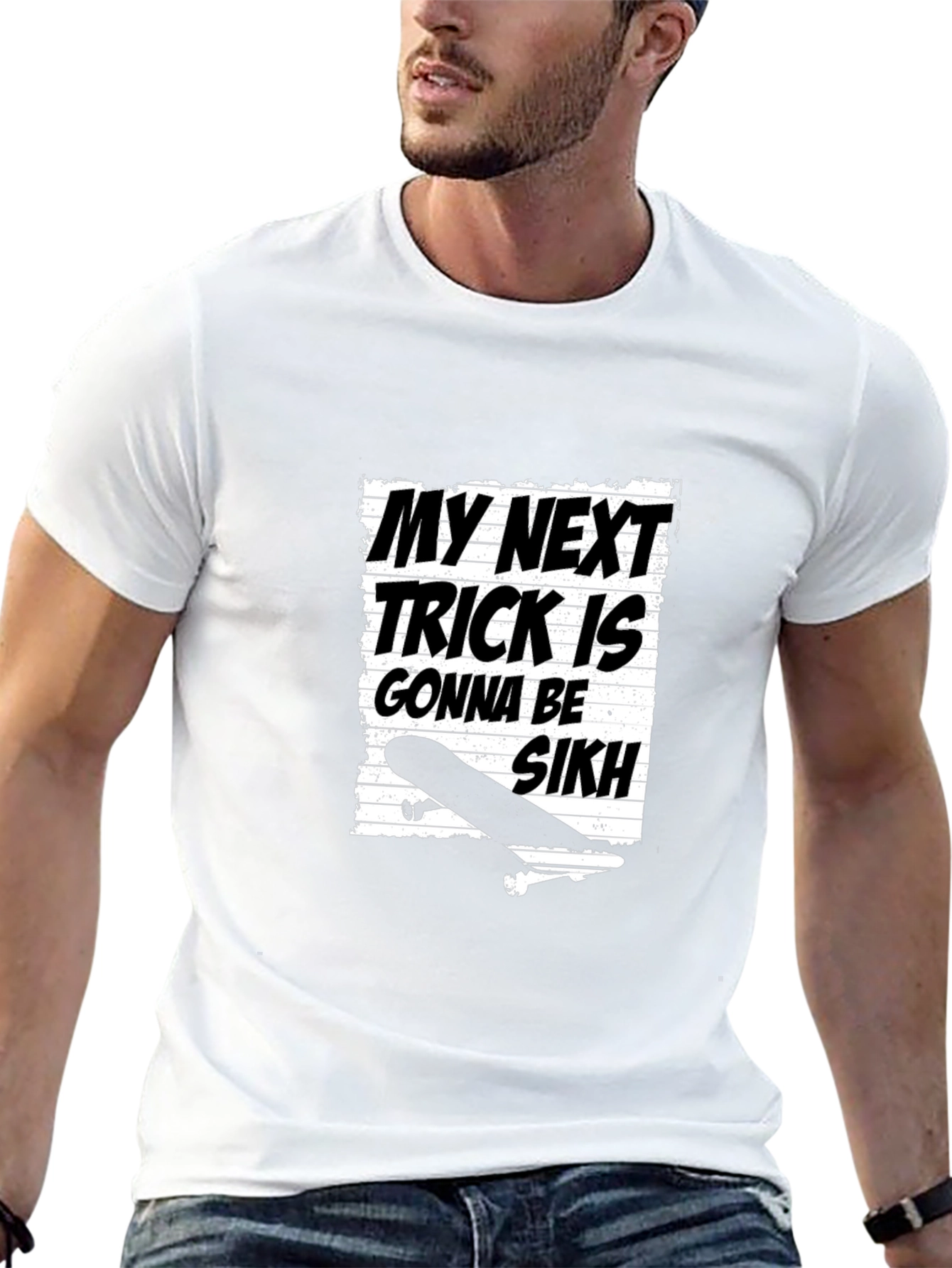 My Next Trick is Gonna be Sikh Graphic Tee