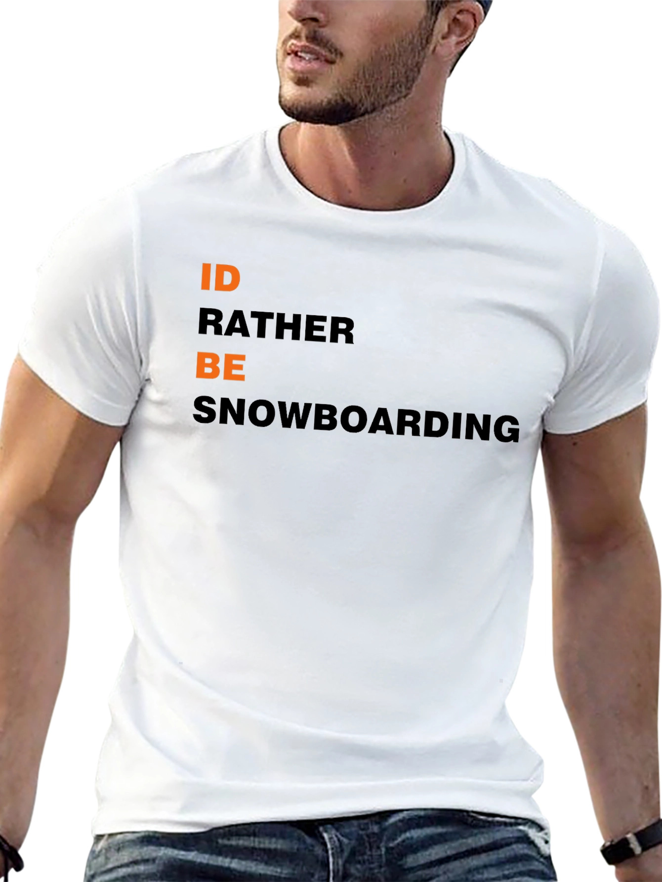 Snowboarding T-Shirt - Id Rather Be Snowboarding