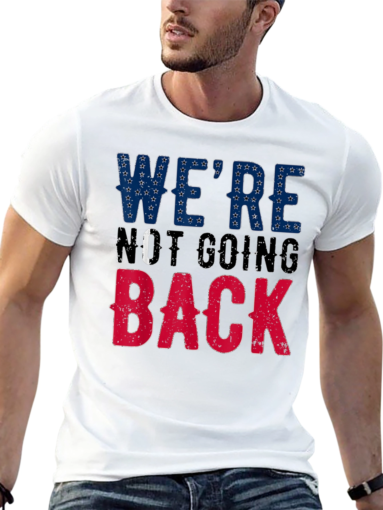 Were Not Going Back Graphic Tee