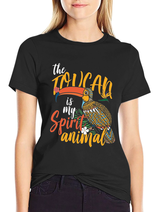 Toucan Spirit Animal Graphic T-Shirt