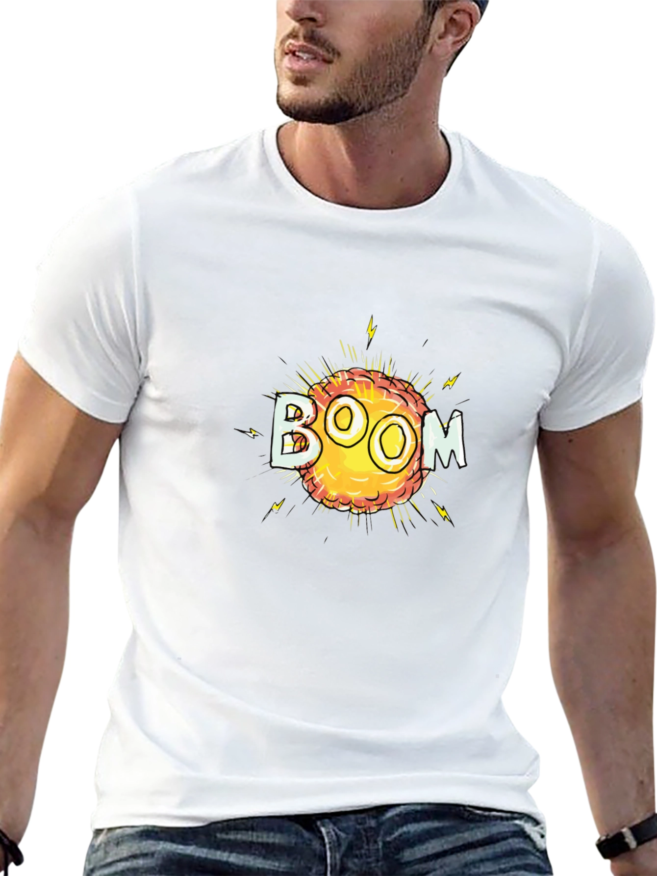 Boom Graphic Print T-Shirt