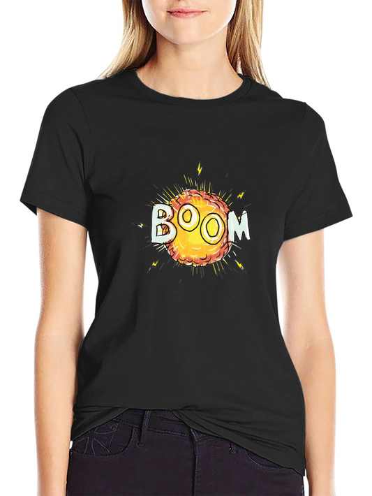 Boom Graphic Print T-Shirt