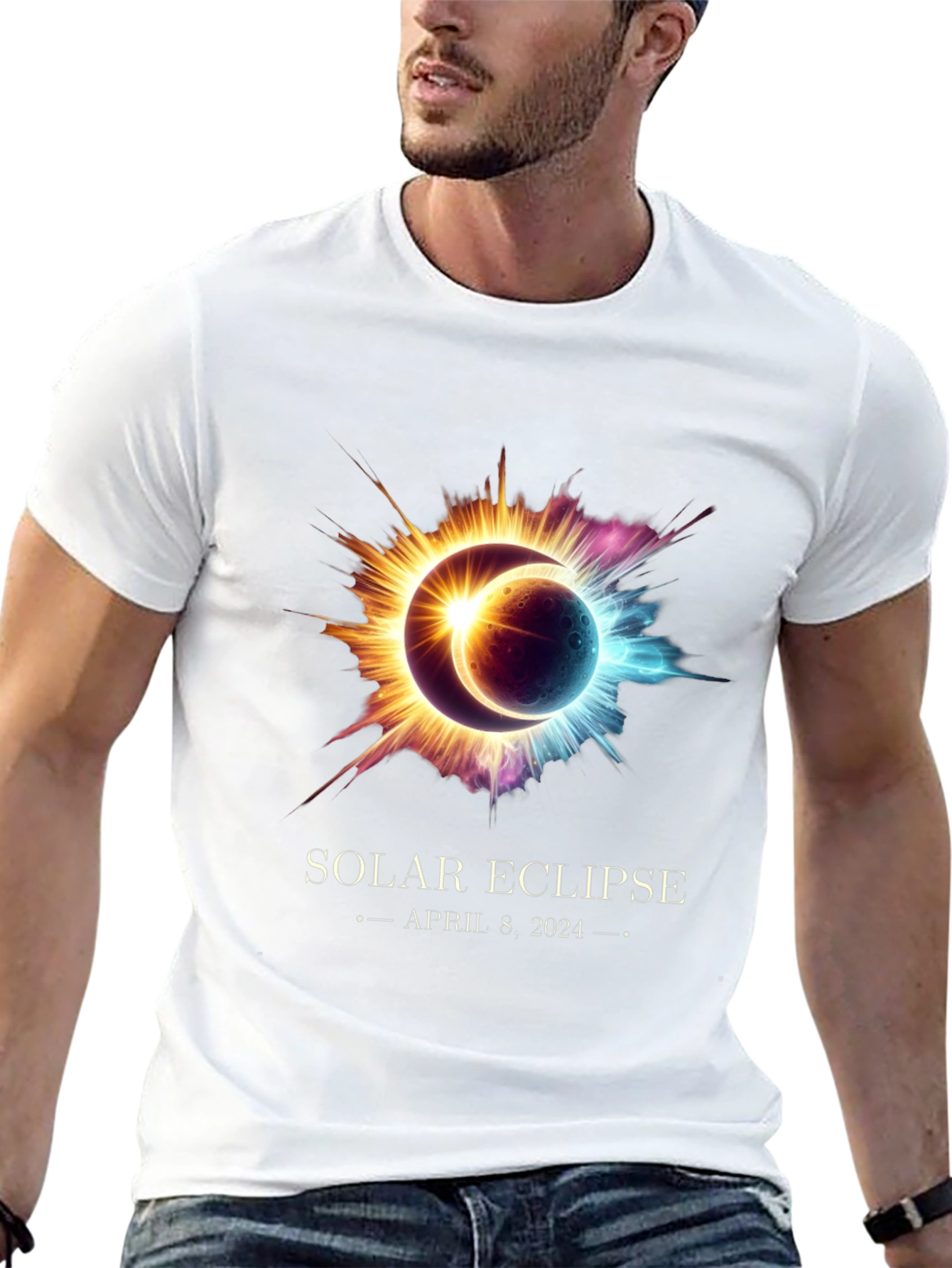 Solar Eclipse 2024 T-Shirt - April 8th