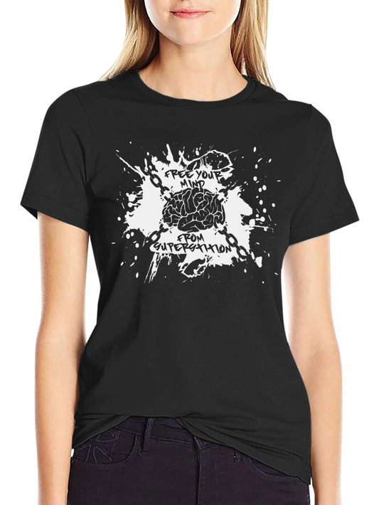 Free Your Mind T-Shirt - Brain Design