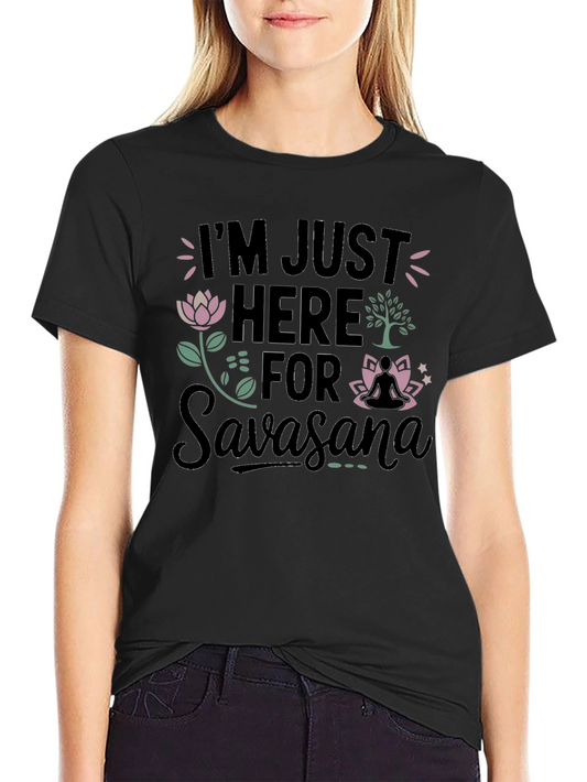 Yoga Savasana T-Shirt - Relax & Meditate