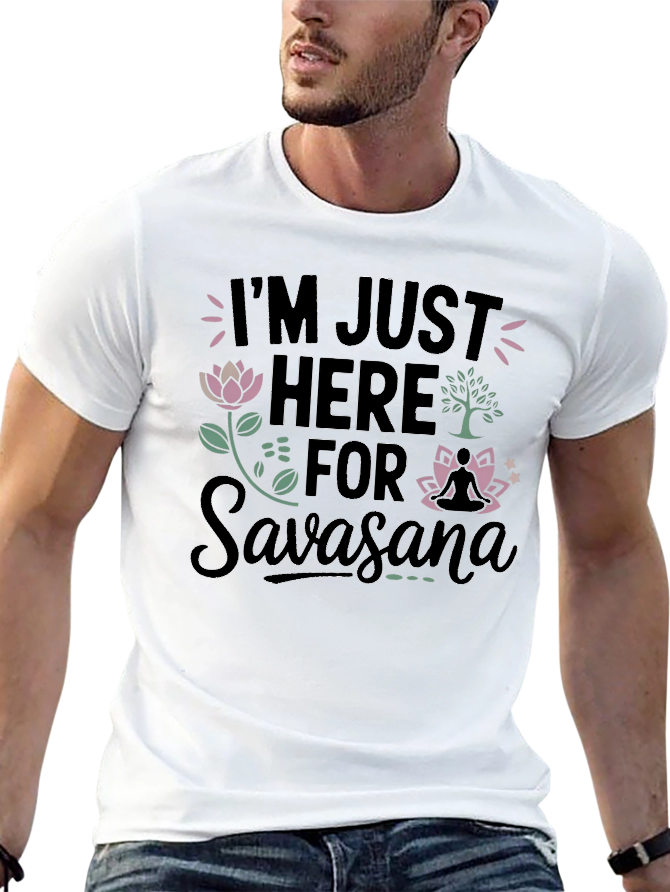 Yoga Savasana T-Shirt - Relax & Meditate