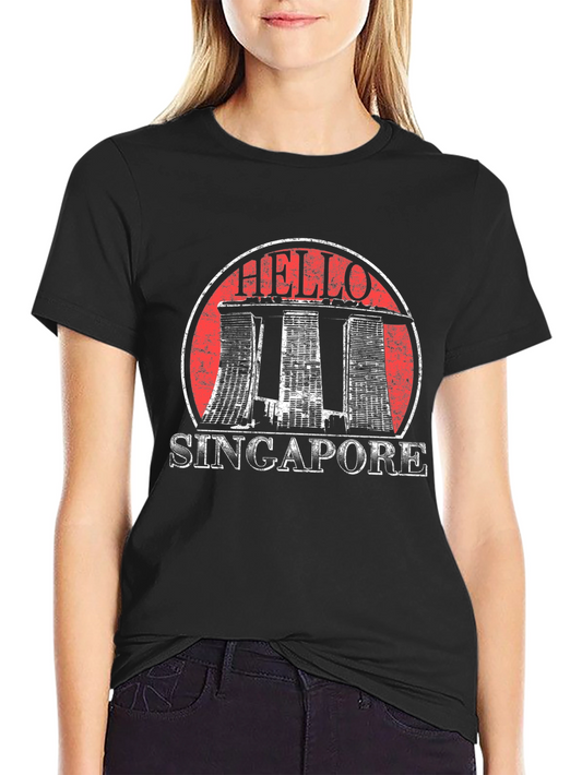 Hello Singapore Graphic T-Shirt