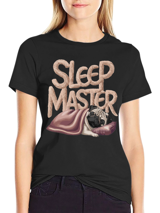 Sleep Master Pug T-Shirt - Comfy and Stylish