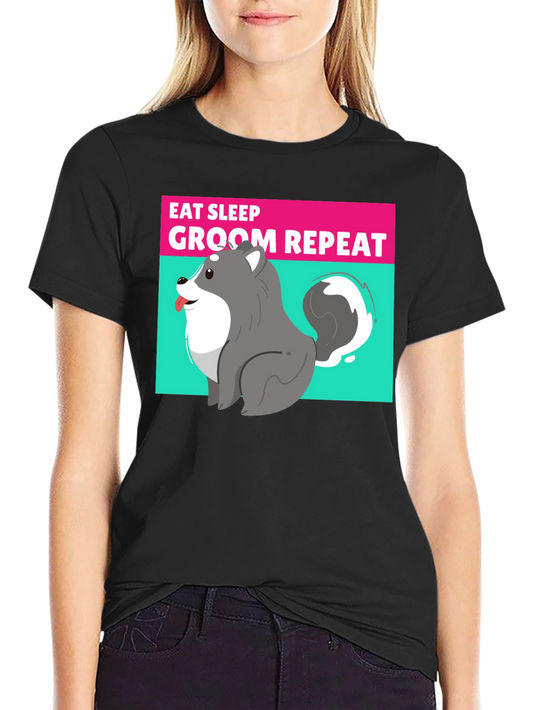 Eat Sleep Groom Repeat T-Shirt