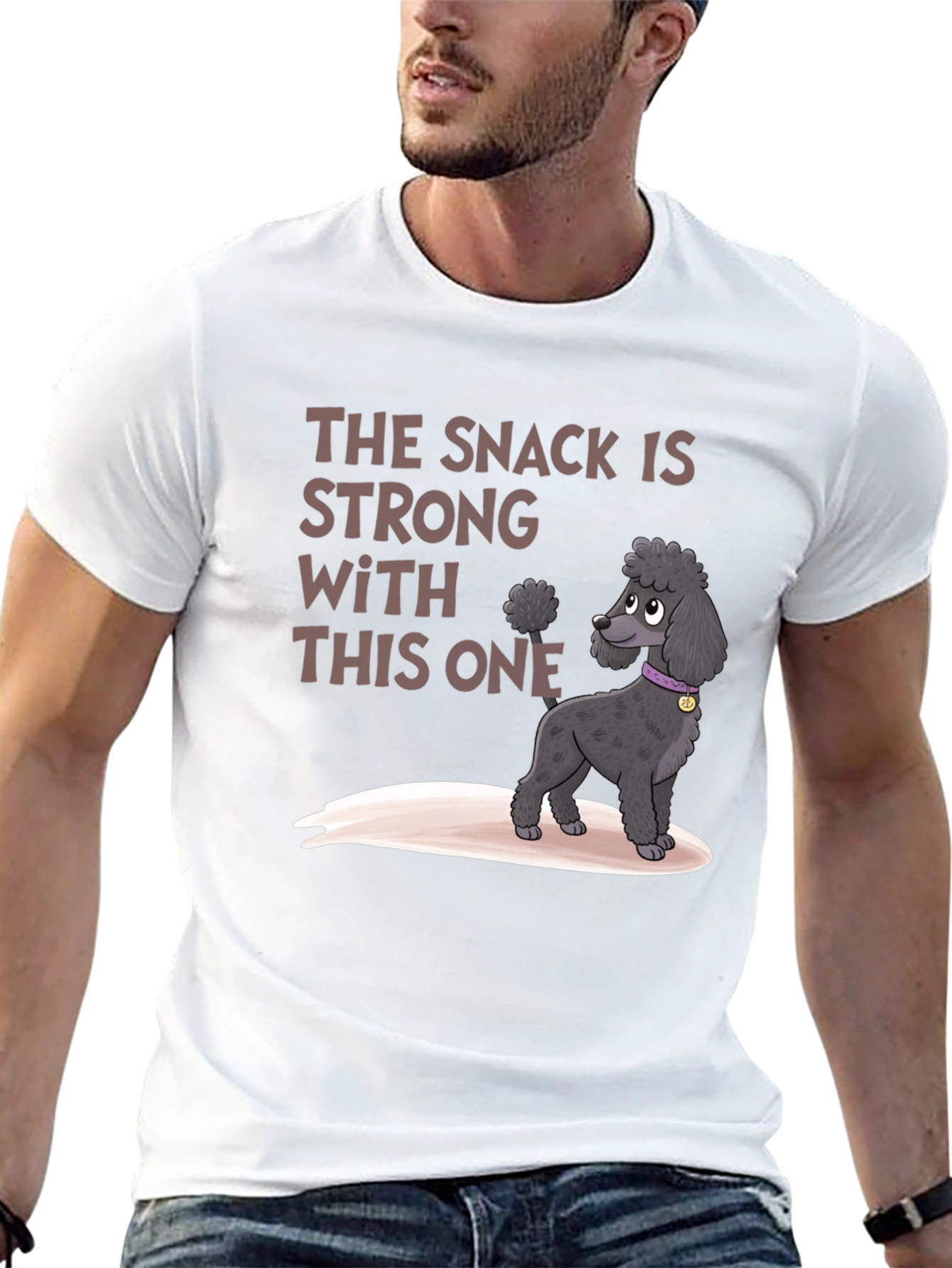 The Snack Is Strong Poodle Graphic Tee
