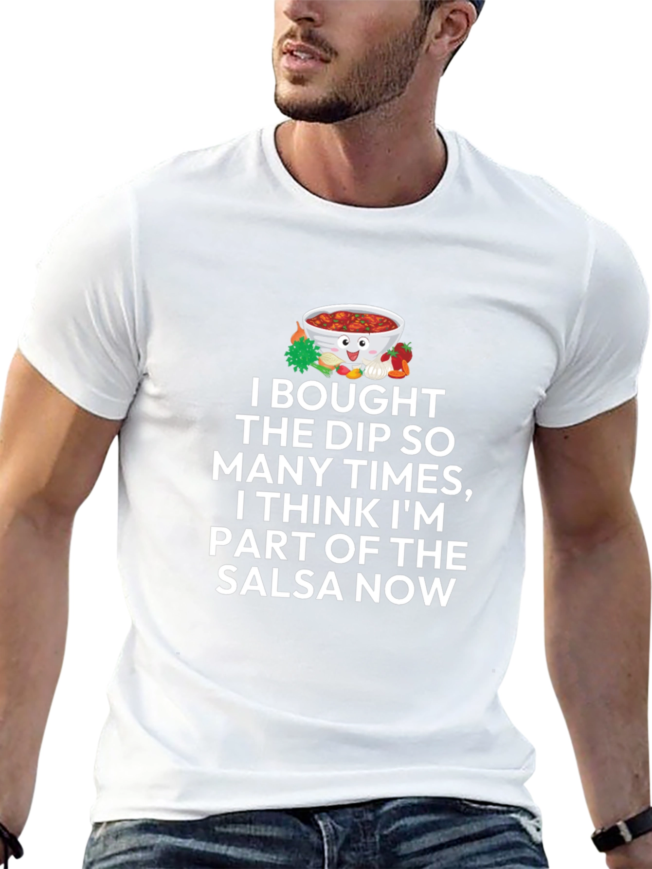 Salsa Lover T-Shirt - Funny Dip Bowl Graphic Tee