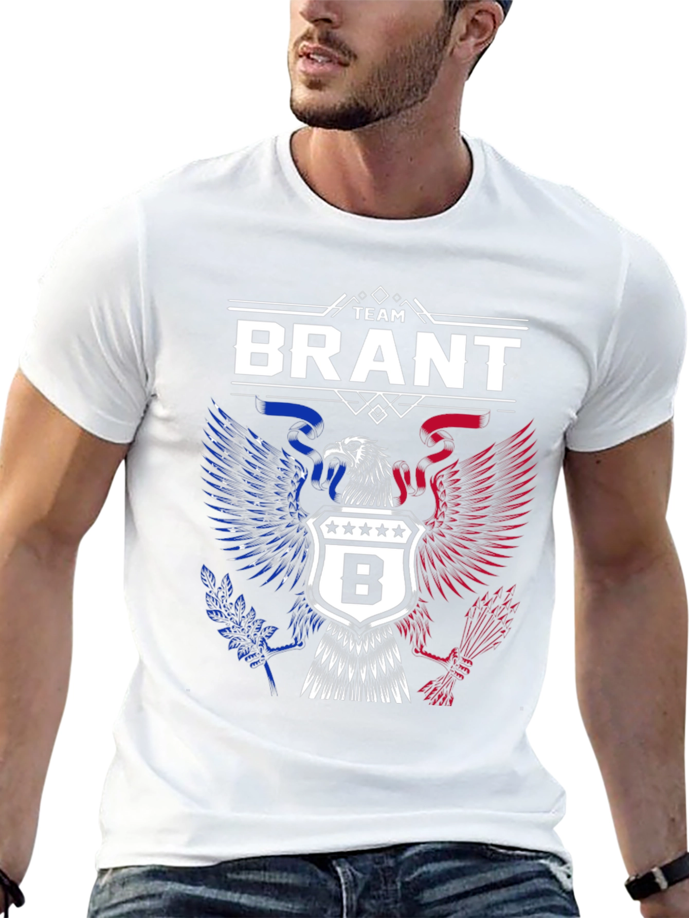 Team Brant Patriotic Eagle Graphic Tee