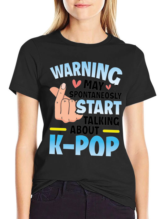 Warning K-Pop T-Shirt