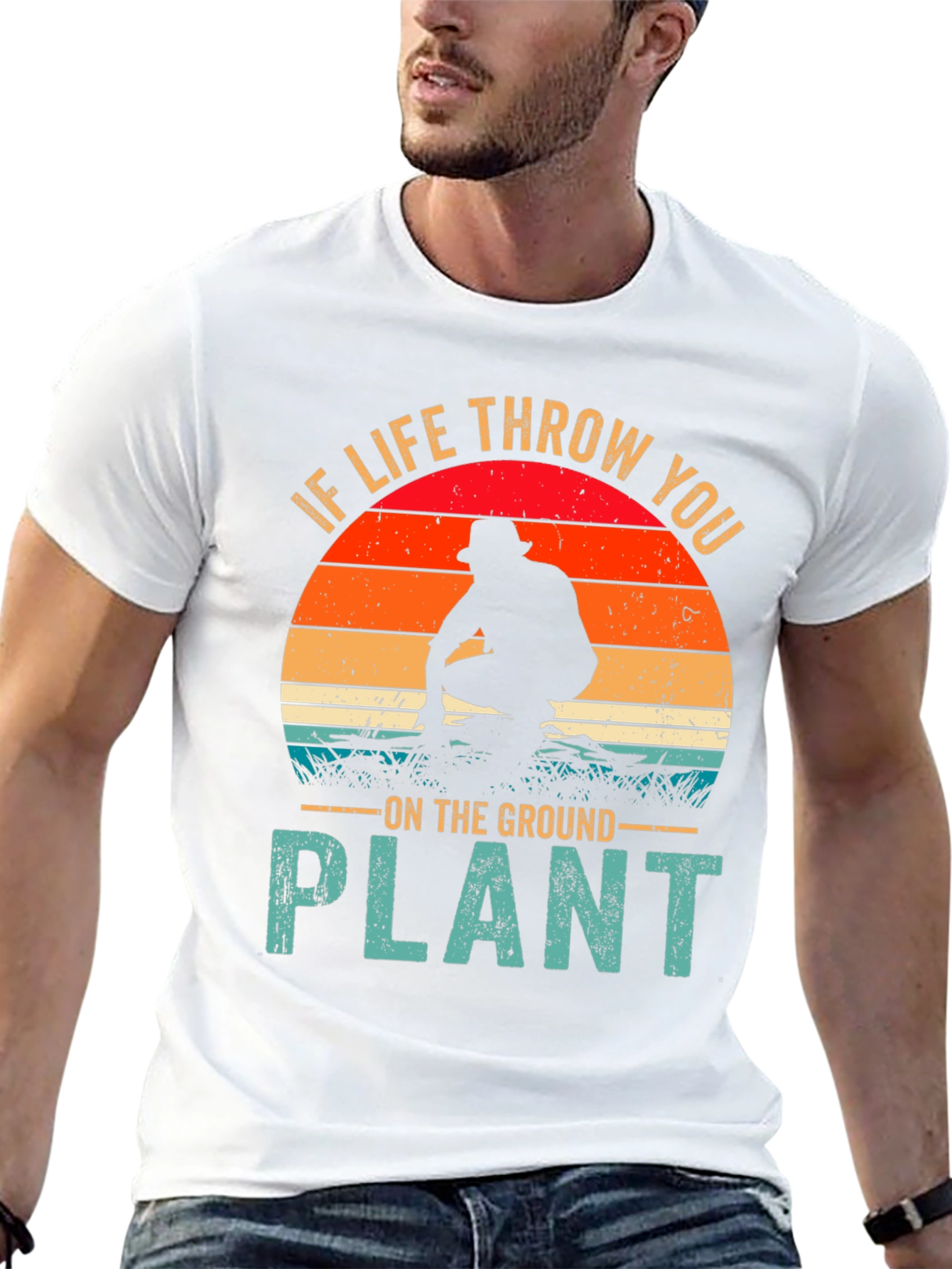 Plant Graphic T-Shirt: If Life Throw You...