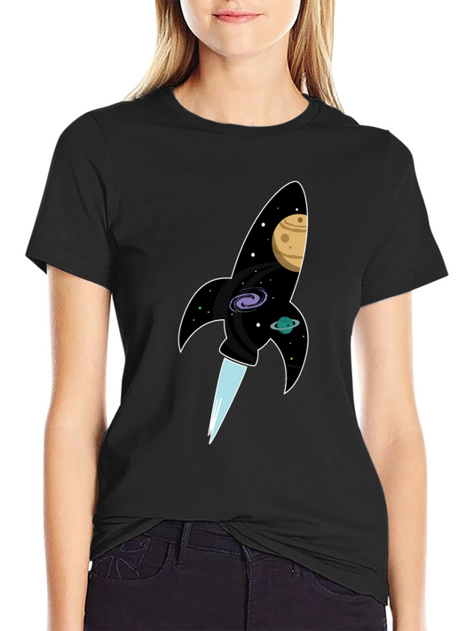 Cosmic Rocket T-Shirt - Blast Off in Style