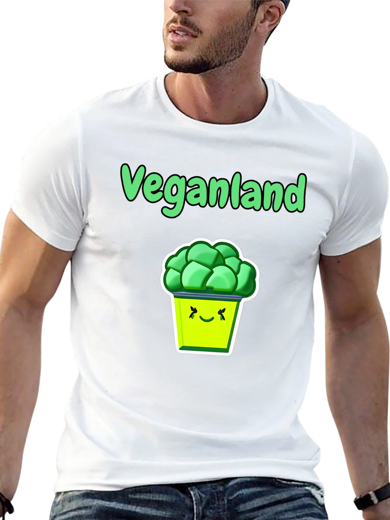 Veganland T-Shirt: Fun Vegan Graphic Tee