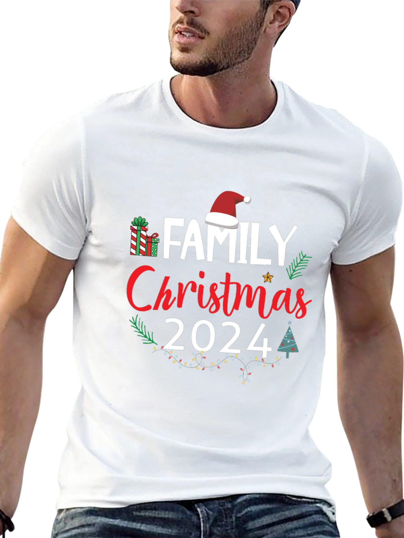 Family Christmas 2024 Graphic Tee