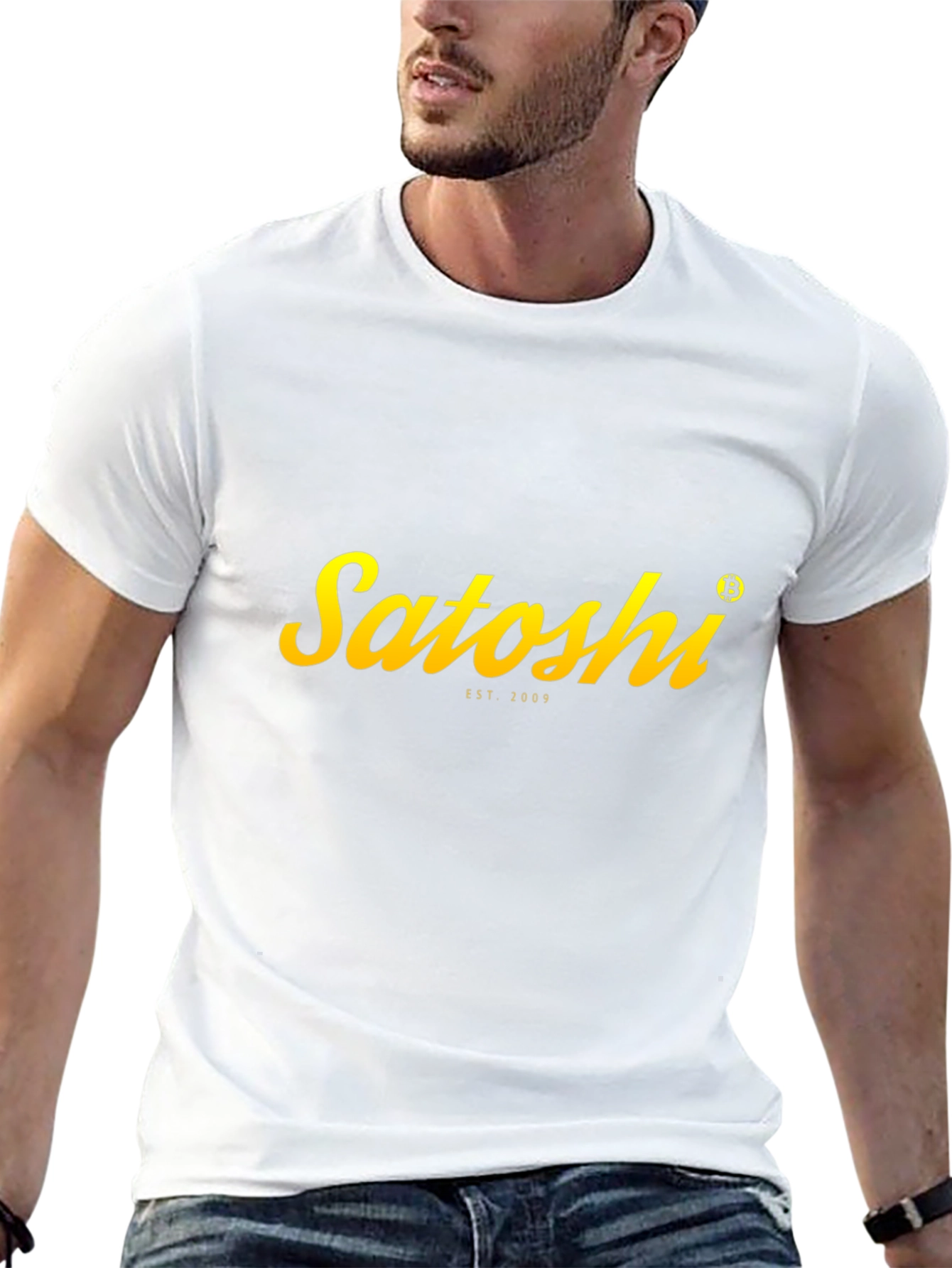 Satoshi Est. 2009 Bitcoin Crypto Black T-Shirt