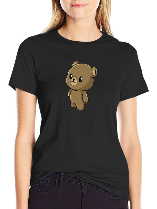 Cute Teddy Bear Graphic T-Shirt