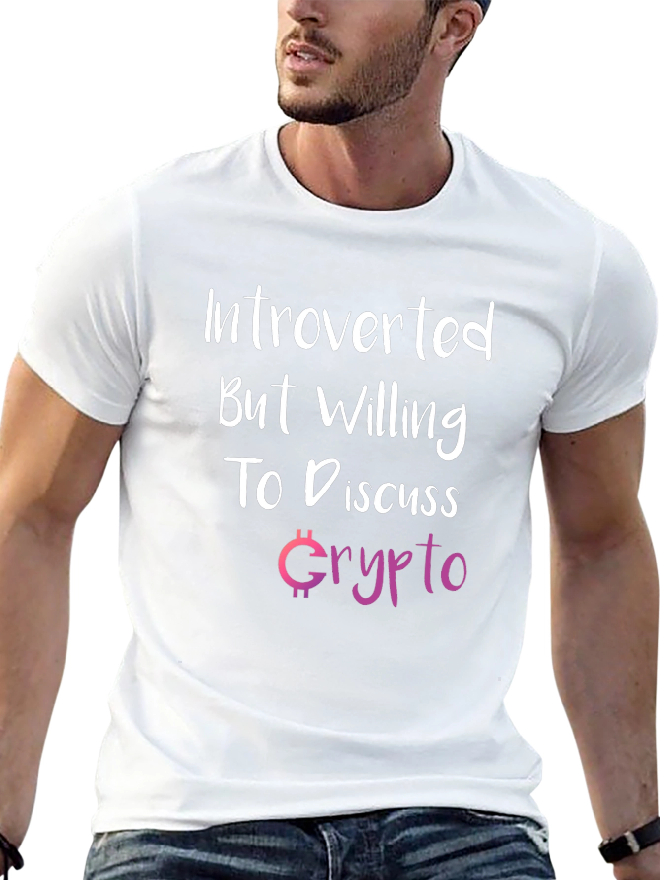 Introverted Crypto Enthusiast Graphic T-Shirt
