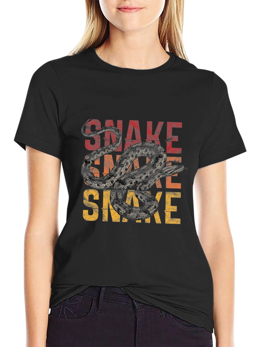 Vintage Snake Graphic T-Shirt
