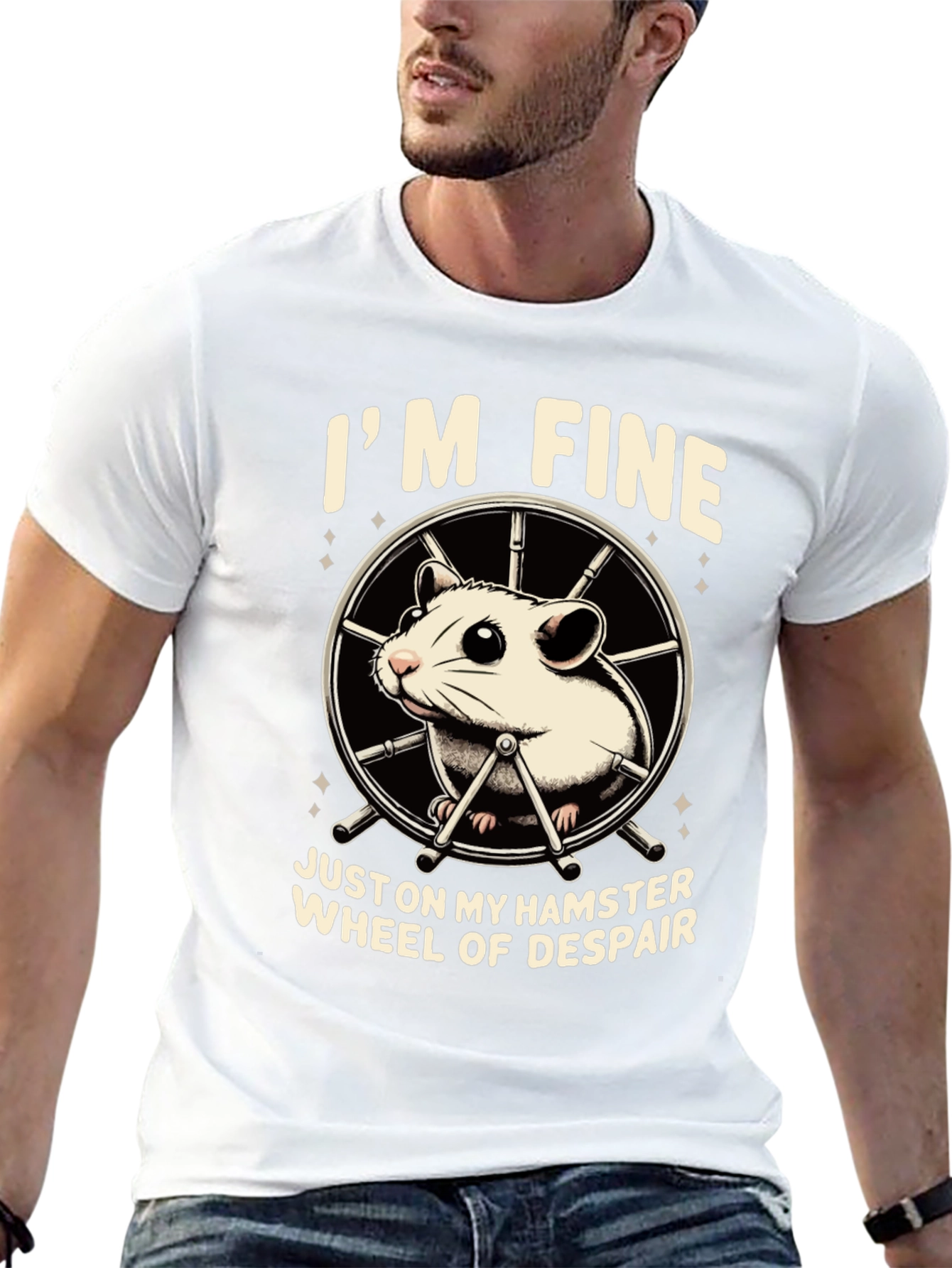 Hamster Wheel of Despair T-Shirt - Funny Sarcastic Tee