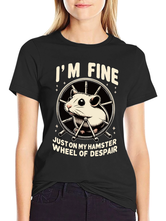 Hamster Wheel of Despair T-Shirt - Funny Sarcastic Tee